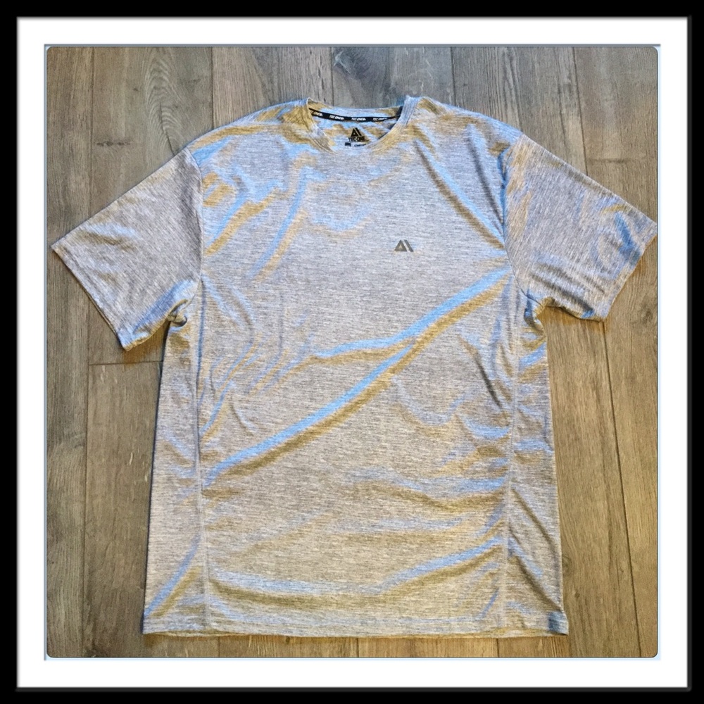 Tec-One Short-Sleeved Gray T-Shirt, Size XXL